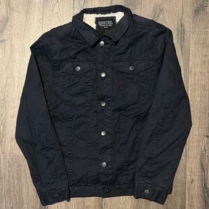 Micros Men's Dark Jacket w/ Sherpa Lining